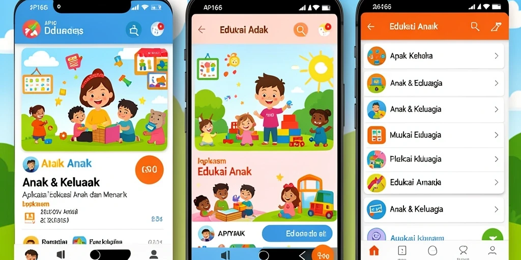 Tampilan antarmuka API66 yang menarik dan edukatif untuk anak-anak.