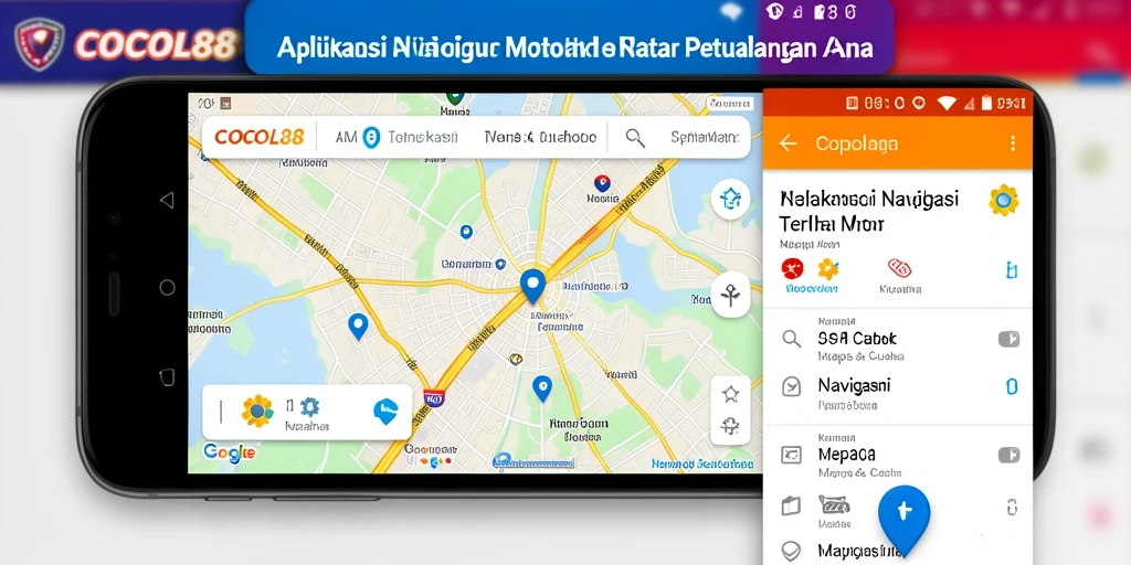 Antarmuka COCOL88 menampilkan navigasi motor yang intuitif dan informatif.