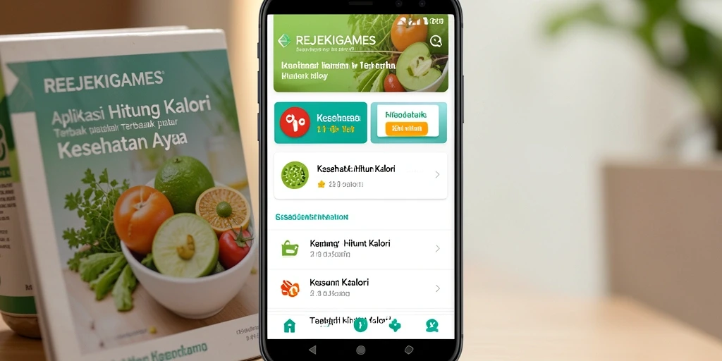 Antarmuka user-friendly REJEKIGAMES untuk menghitung kalori.