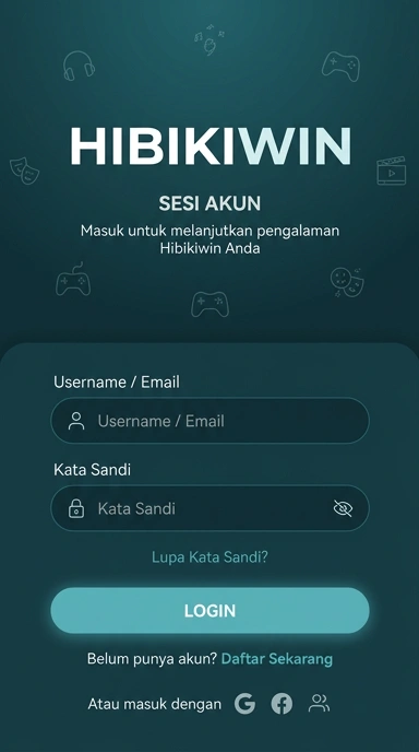 Cara Masuk Akun hibikiwin Setelah Instal APK